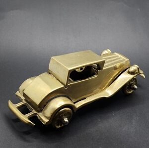 VTG 3D Brass Antique Car Model, vehicle Model, home decor, office decor